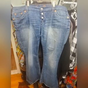 Seven7 flare jeans size 22
